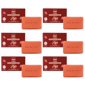 6 x Coffee Ultra Moisturizing Bathing Bar 100gm Soap-Free pH5.5 Skin Friendly - Picture 1 of 7