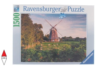 PUZZLE EDIFICI RAVENSBURGER MULINI MULINI A VENTO SUL MAR BALTICO 1500 PZ - Immagine 1 di 2