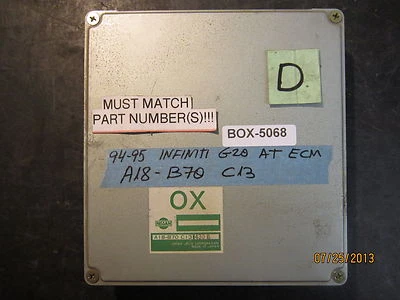 94 95 INFINITI G20 AT ECM #A18-B70 C13 *Ver descripción del artículo*((CAJA-5068)) Foto 1 de 2