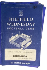 SHEFFIELD WEDNESDAY V CHELSEA - FA CUP RD 5 - 9/3/1968 - Imagen 1 de 1