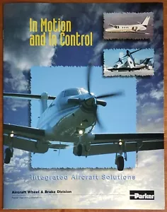 PARKER INTEGRATED AIRCRAFT SOLUTIONS WHEEL & BRAKE DRONE MARKETING BROCHURE 2003 - Picture 1 of 2