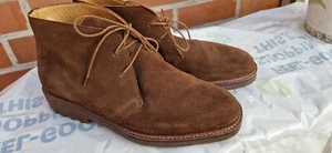 Mens Suede Leather Ralph Lauren Boots Size 9D - Picture 1 of 6