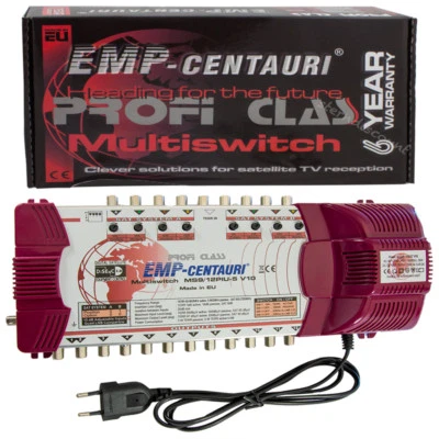EMP Multischalter 9/12 Digital Profi Class Centauri® Multiswitch 4K 5K Sat-Switc - Bild 1 von 3