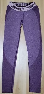 GYMSHARK Leggings Atléticos Flexibles Secos Rosa Jaspeado Púrpura Yoga Elastizados Para Mujer S - Imagen 1 de 7