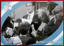 VERY BEST OF THE SAINT - CARD #16 - Action Is His Role - Cards Inc 2003
