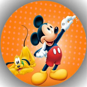 Colocador de tartas cumpleaños fiesta imagen de tartas fondant - oblea Mickey Mouse P92 - Imagen 1 de 1
