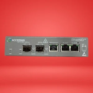 Accedian AEN-1000-GE EtherNID GigE Network Performance Monitor w/ Adapter - Picture 1 of 6