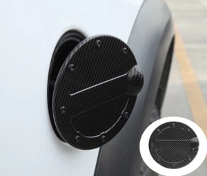Carbon Fiber Gas Door Cover Fuel Tank Door Trim For Ford F150 Raptor 2009-2014 - Foto 1 di 13