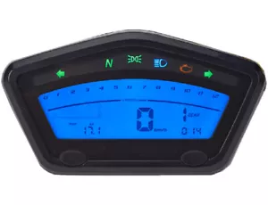 CONTACHILOMETRI E TACHIMETRO PER CAFE' RACER ODOMETER ISTRUZIONI MONTAGGIO NERO - Imagen 1 de 5