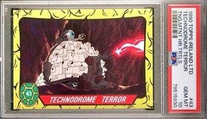 POP 1 PSA 10 Technodrome 1990 Topps Teenage Mutant Hero Turtles International SP