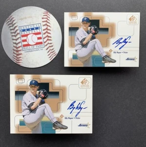 💥(2X) 1999 SP Signature BILLY WAGNER AUTO Autograph ASTROS 🔥 TWO CARD Lot - Picture 1 of 6
