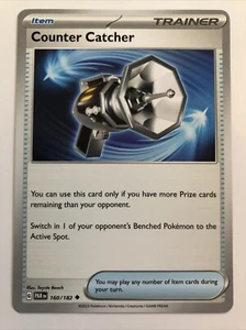 Juego de cartas coleccionables Pokémon Paradox Rift Counter Catcher 160/182 casi nuevo - Imagen 1 de 2