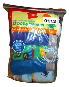 Hanes potty trainers Boys Briefs Underwear 6 pack 4T - Picture 1 of 3