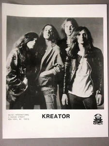 Kreator promo photo 8 X 10 glossy black & white ! - Picture 1 of 1
