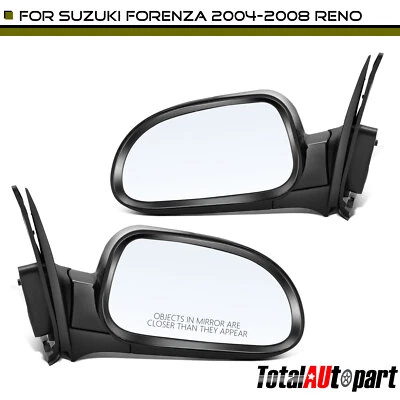 2x Espejo con ajuste eléctrico térmico manual plegable para Suzuki Forenza Foto 1 de 4