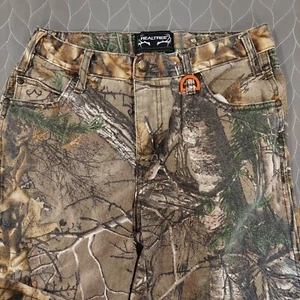 Realtree Camo Hunting Pants Adjustable Waist Zipper Front Youth 16 Excellent - Picture 1 of 10