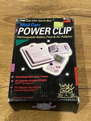 Mad Catz Power Click para Nintendo Gameboy Original NUEVA CAJA ABIERTA Foto 1 de 4