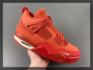 Nike Air Jordan 4 ROT Herren Mode Basketball Sportschuhe HF4340-800 - Bild 1 von 8