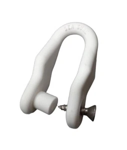 Manille diamètre 8mm En NYLON avec vis inox Pour coulisseau de grand voile - Imagen 1 de 7