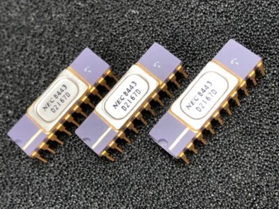NEC UPD2167D D2167 Vintage 16K SRAM Collectible, Gold legs/Top CERAMIC 20PIN x2 - Image 1 of 4