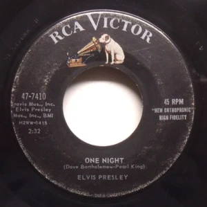 Elvis Presley - One Night - 1959 Rock 'n' Roll 45 - Bild 1 von 2