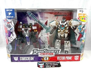 Transformers 2005 Cybertron TRU Exclusive Starscream and Vector Prime MISB - Picture 1 of 2