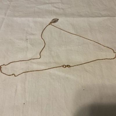 14kt. collar oro con colgante Foto 1 de 4