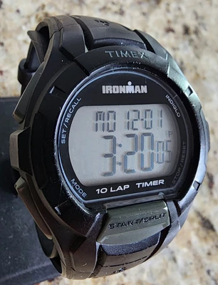 Reloj digital Timex Ironman 10 vueltas 42 mm, Indiglo nuevo 🔋, limpio Foto 1 de 4