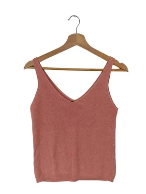 VERO MODA Top de punto Mujeres Top Talla EU 36 rosa look casual - Imagen 1 de 4