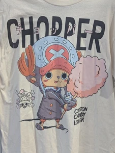 NWOT Anime One Piece Chopper Cotton Candy Lover Graphic Tee Shirt Unisex Medium - Picture 1 of 16