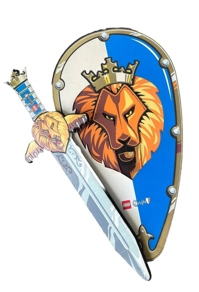 Vintage Legoland Exclusive Lego Castle Lion Foam Sword & Shield - Image 1 of 4