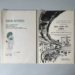 Madam Butterfly Opera Giacomo Puccini | 1954 G. Ricordi & Co. Inglés e italiano - Imagen 1 de 3