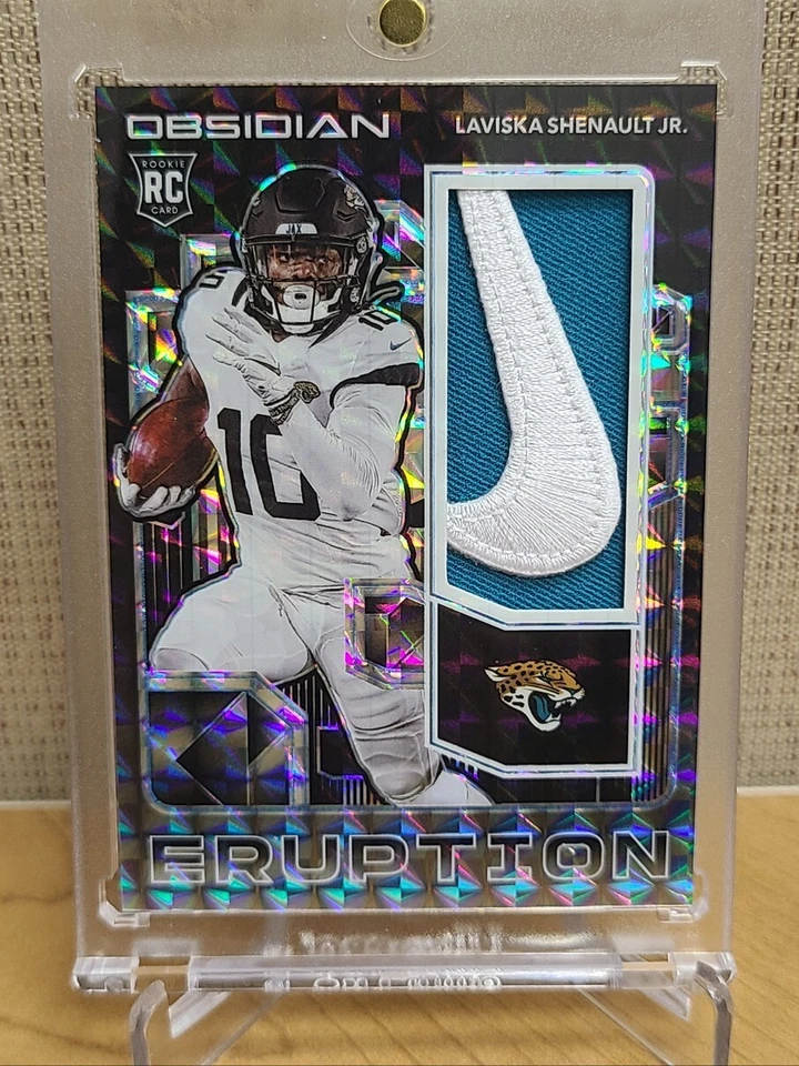 2020 Panini Obsidian - Rookie Eruption Laviska Shenault JR. 1 of 1 NIKE PATCH - Image 1 of 4