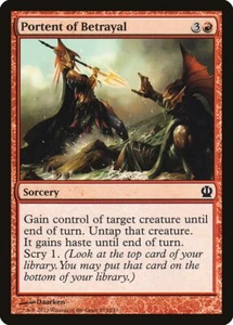 Magic the Gathering (mtg): THS: Portent of Betrayal  (x 4) - Picture 1 of 1