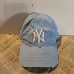 NEW YORK YANKEES Mütze Kappe VERSTELLBAR LT. BLAU NIEDRIGPROFIL NEW ERA - Bild 1 von 12