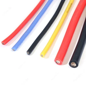 (1,7€/m) 2m Silikonlitze 18 AWG Silikonkabel Silikon Litze Kabel Wire Kupfer - Bild 1 von 1
