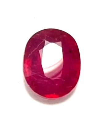7.38 Cts. Madagascar Ruby, 12x10 mm Oval Shape, Loose Stone - Image 1 of 4