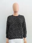 NWT Christian Dior Black/White Marled Sweater/Top F 36/US 4 Ret. $2,600