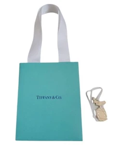 Tiffany&Co. Ciondolo sacchetto ornamento natalizio uccellino su roccia novità - Foto 1 di 3