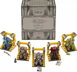 MEGA Fallout T-60 Power Armor Collection Set With 5 Figures (327 pcs) *IN HAND* - Picture 1 of 5