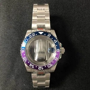 40mm NH35A Saphirglas Oyster Stahl Uhrengehäuse + Armband für NH35/NH36 Uhrwerk - Bild 1 von 34