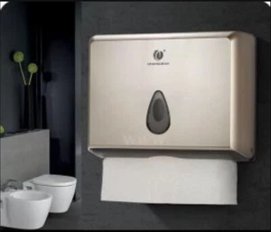 Chuangdian N Folded Paper Towel Dispenser Wall Mounted Locking Design W/ Key NEW - Picture 1 of 11