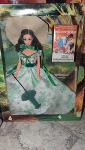 New In box! Barbie Doll as Scarlett O’Hara in Barbecue at Twelve Oaks - Picture 1 of 9