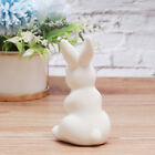 Porcelain Easter Rabbit Statue Ceramic Rabbit Decoration Ceramic Bunny Figurine