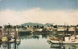 Petersburg, Alaska Fishing Village Vintage PC C23 - Bild 1 von 2