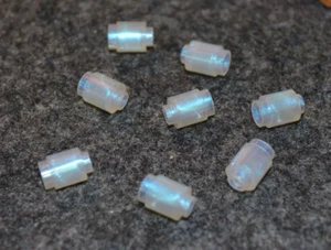 (8) 1x1 Transparent Clear Opal Round Cylinder Bricks - NEW Lego Parts ~ - Picture 1 of 1