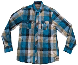 John Lennon Casual Button (Snap) Up Long Sleeve Cotton Shirt Size Medium Western - Picture 1 of 12