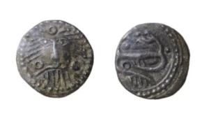 Anglo Saxon Silver Sceat Series X Wodan Head - Picture 1 of 3