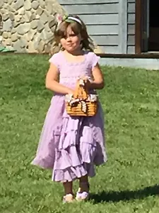 EEUC Luna Luna Kopenhagen Größe 8 Lavendel Clara Kleid Blume Mädchen Kleid - Bild 1 von 12