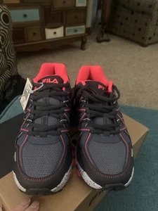 Fila Firetrail EVO Women’s Size 8 Shoes. Gray/Ebony/Pink. - Picture 1 of 8
